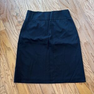 Theory Black Pencil Skirt Knee-length Work